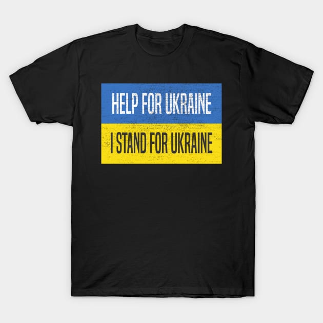 Help for Ukraine T-Shirt by WiZ Collections